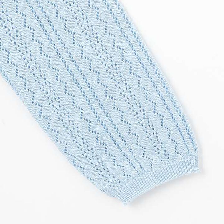 Lace Knit Cardigan + T-Blouse Set,Ivory, medium image number 9