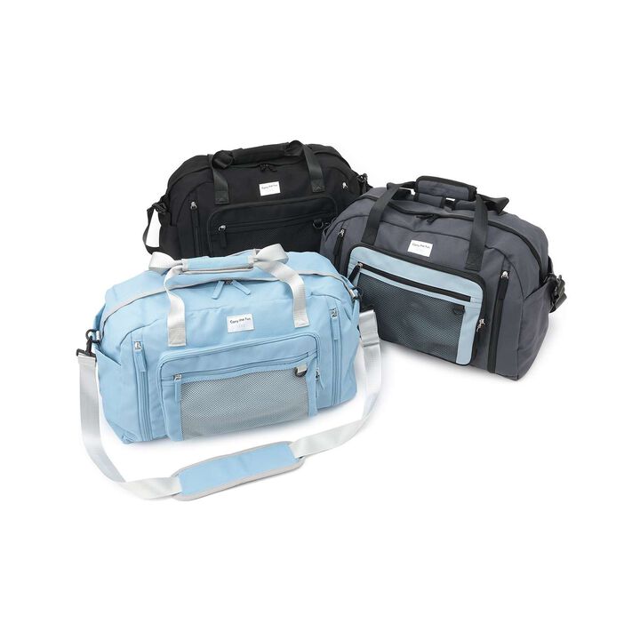 [Water-Repellent] Expandable 3-Way Boston Bag,Black, medium image number 3