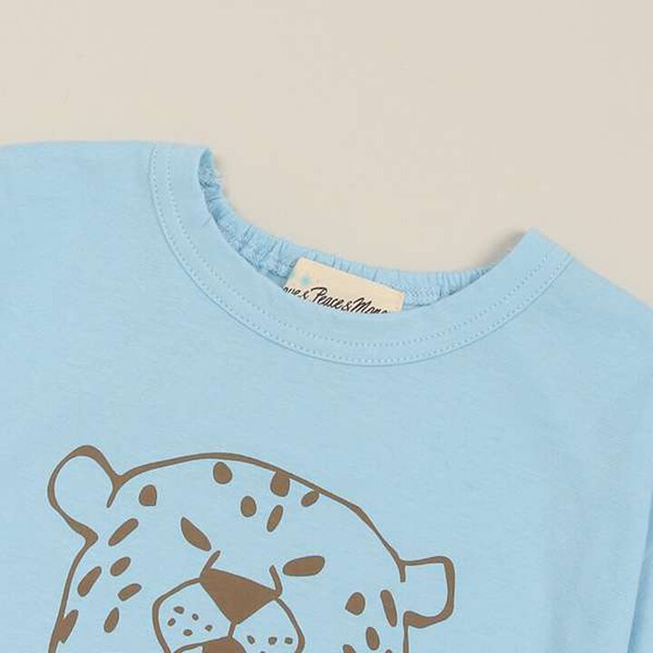 Animal Face Printed T-Shirt,Off white, medium image number 5