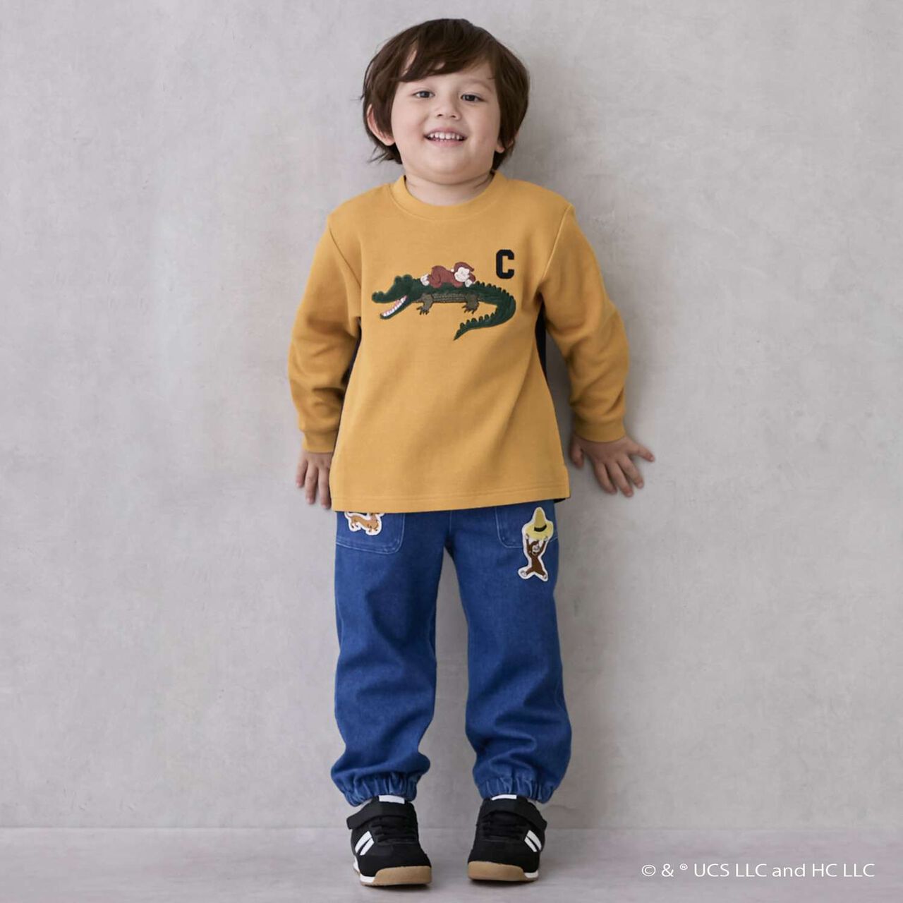 Curious George Cut Long Pants,Green, large image number 9