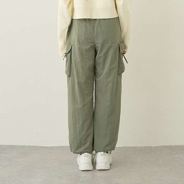 Warm Lining] Waist Rib Easy Cargo Pants | Narumiya Official
