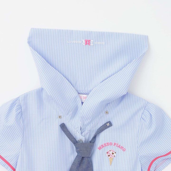 [31 Ice Cream] Sailor One-Piece Dress,Light khaki, medium image number 8