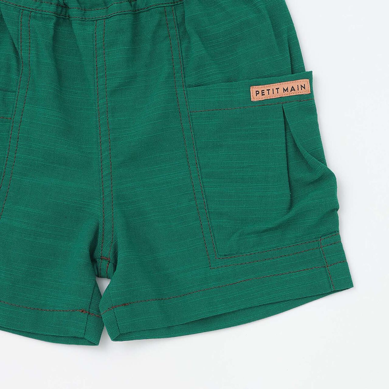 Cotton Rayon Woven Shorts,Sax blue, large image number 13