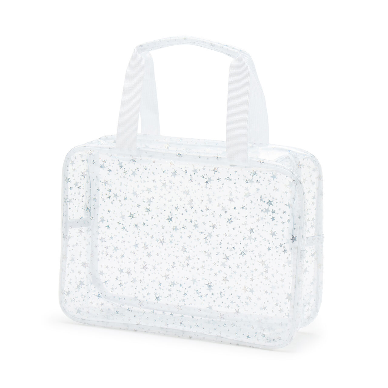Shiny Vinyl Bag,Off white, large image number 6