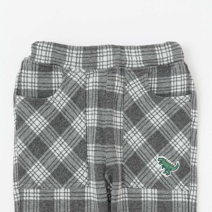 JQ Checkered Long-Length Tapered Pants,Gray, medium image number 2