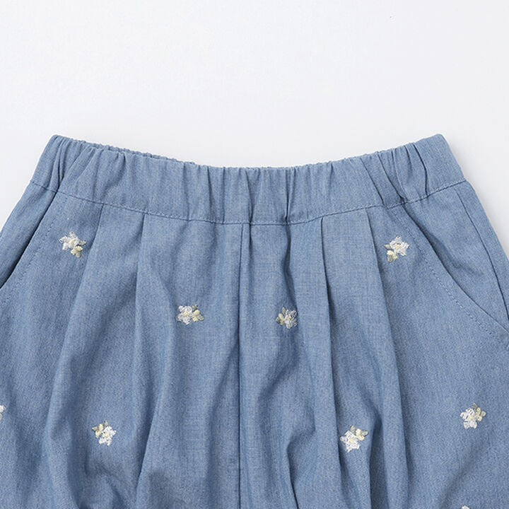 Strawberry Embroidery Balloon Pants,Ivory, medium image number 8