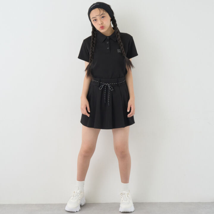 Polo Skirt Outfit Set,Top gray, medium image number 16