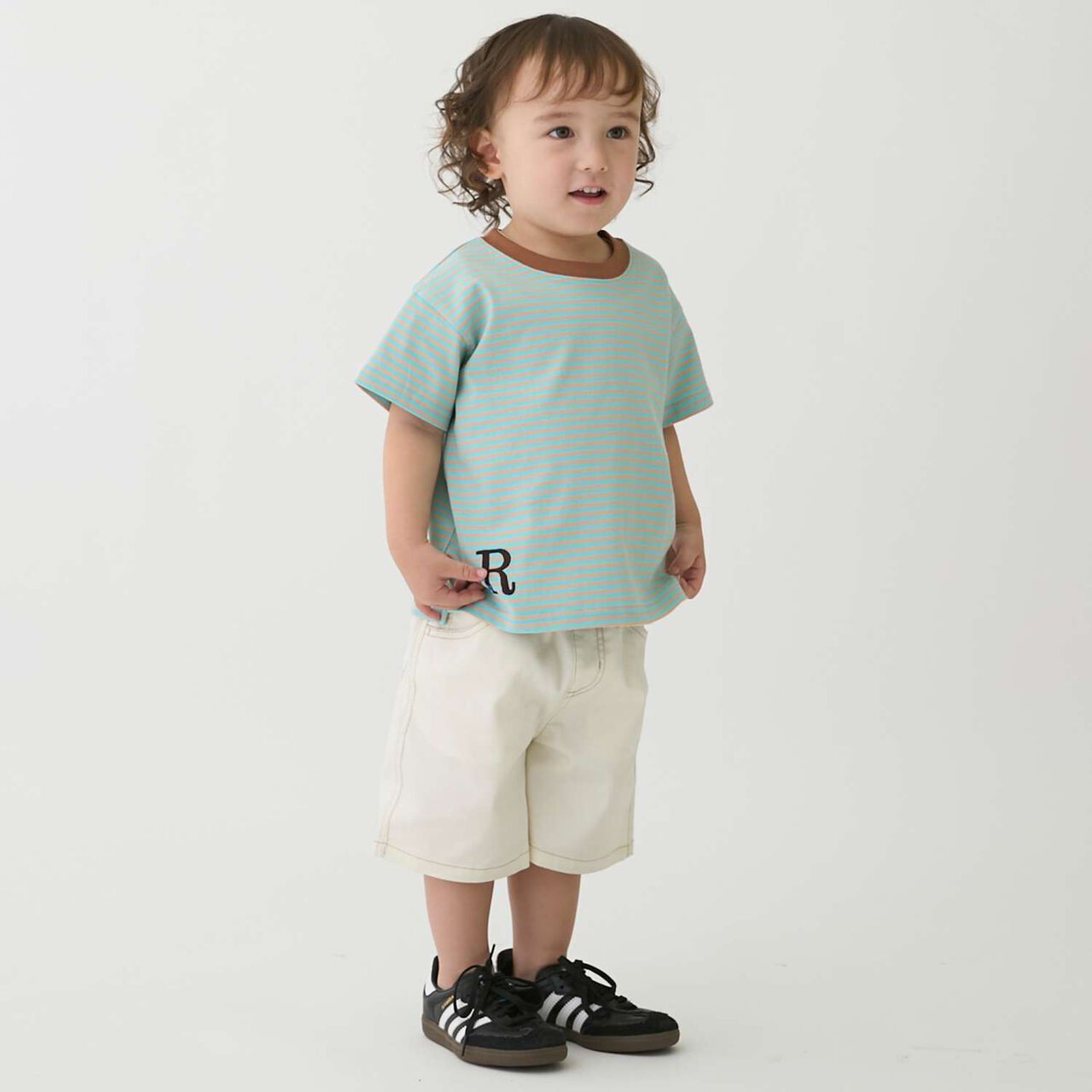 Painter Half Pants,Pearl white, large image number 2