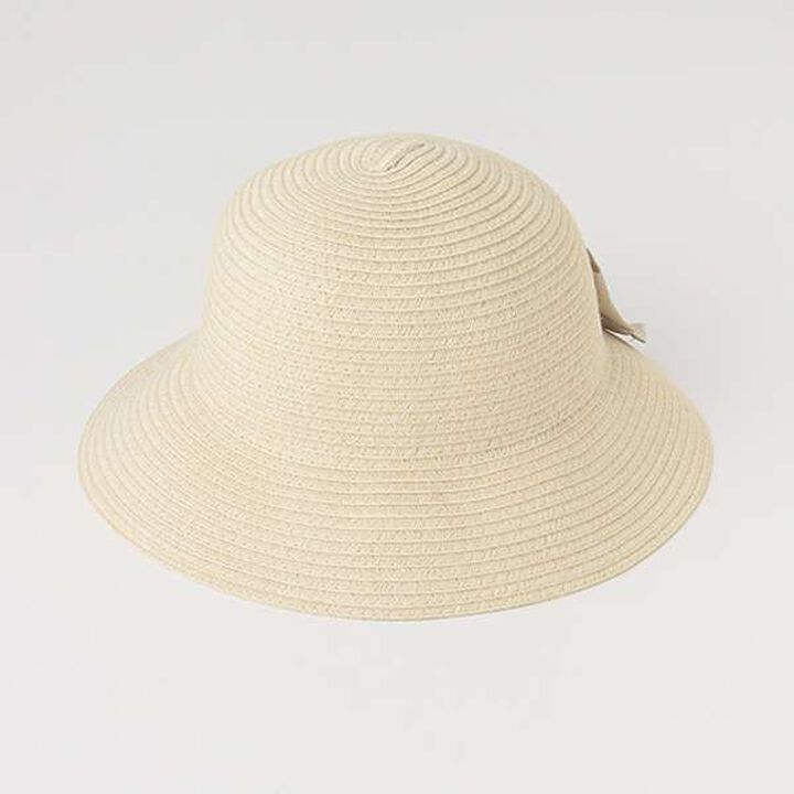 Foldable Ribbon Hat,Ivory, medium image number 15