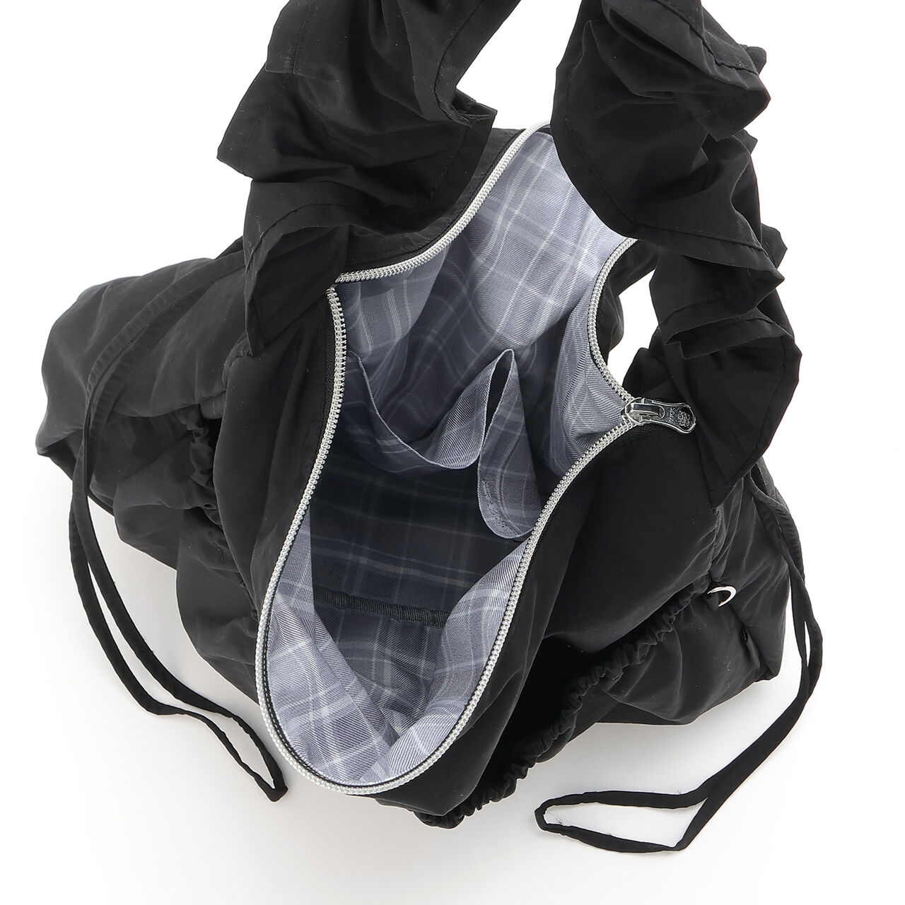 Gathered Shoulder,Black, large image number 6