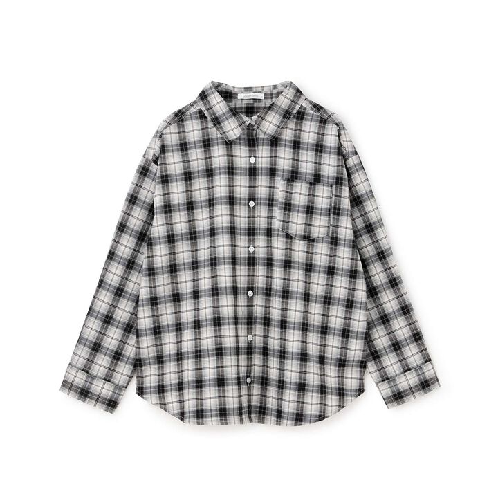 Loose Checkered Shirt,Brown, medium image number 11