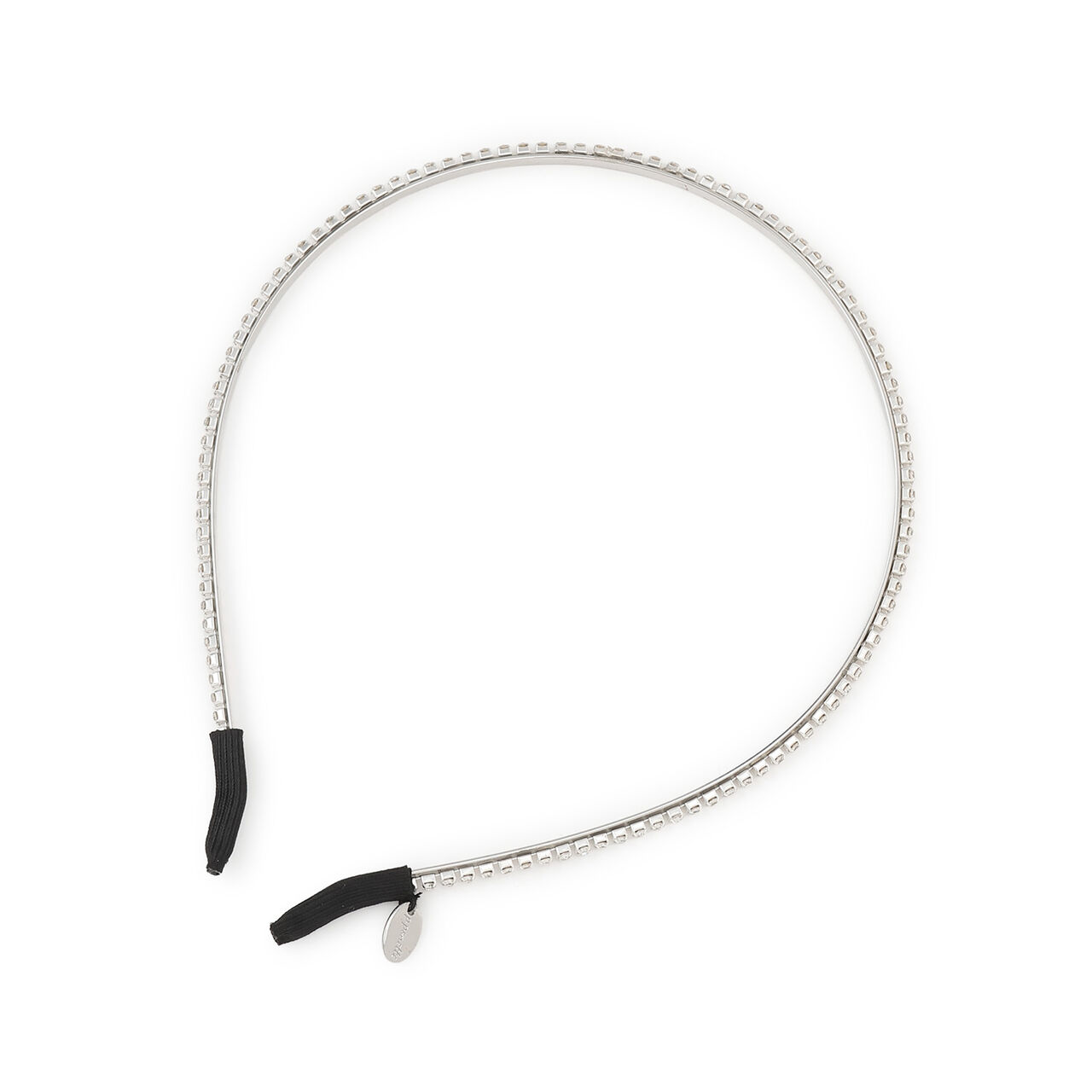 Rhinestone Headband,White, large image number 1