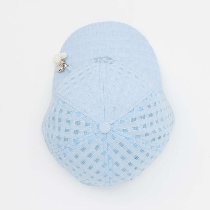 Sheer Cap with Charm Attachment,White, medium image number 4