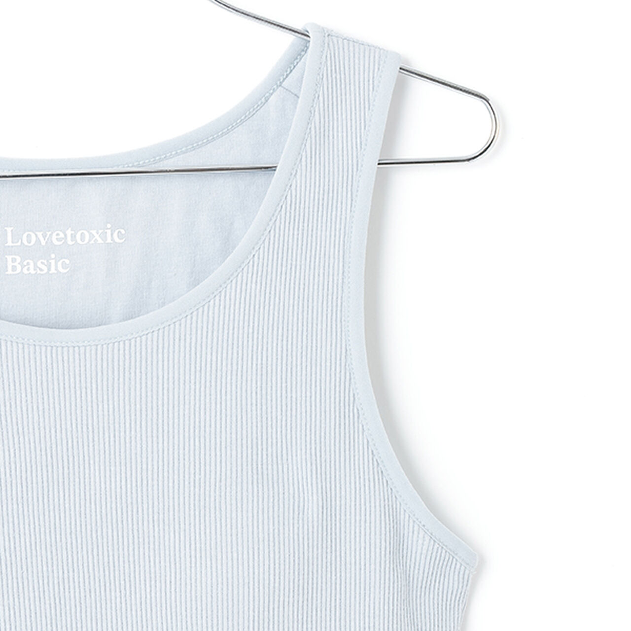 Basic Cup-Inserted Ribbed Tank Top,Pink, large image number 3