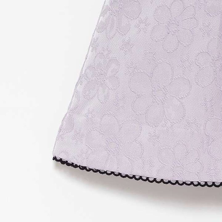 Kids Bolero Jacket + Jacquard Dress Set,Lavender, medium image number 3