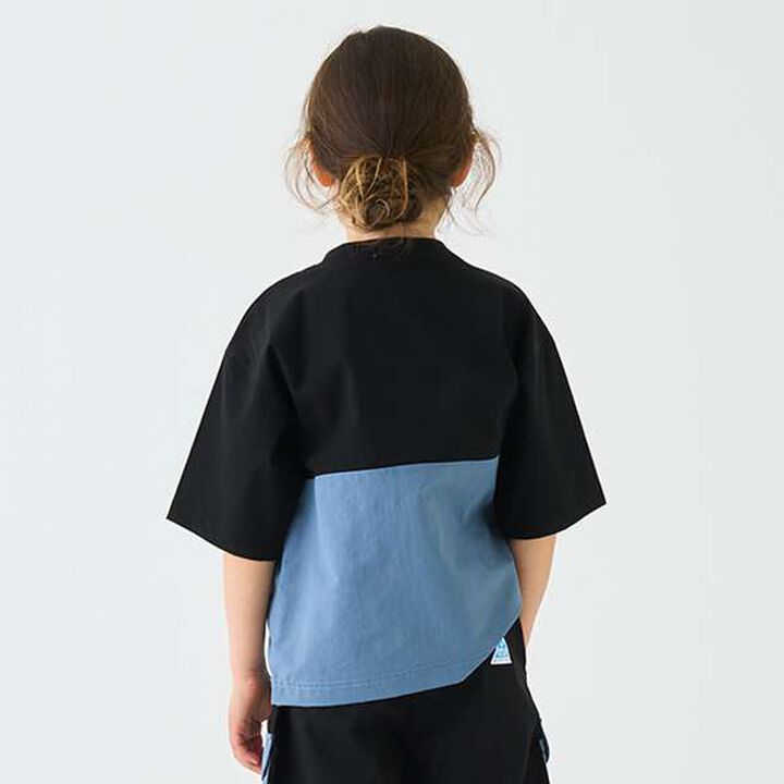 [4 WAY] Stretch Cut-Out Shirt,Black, medium image number 16