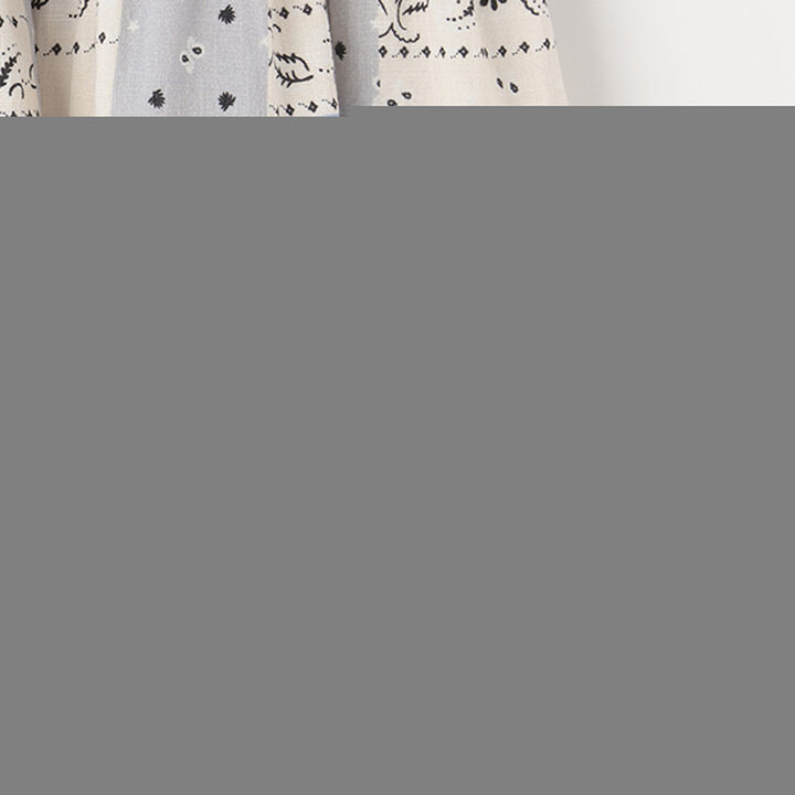 [Link] All-Over Pattern Shirred One-Piece Dress (Kids Size),Light beige, medium image number 14