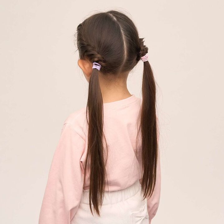 Mini Mini Heart Hair Ties (Set of 6),Multi color, medium image number 5