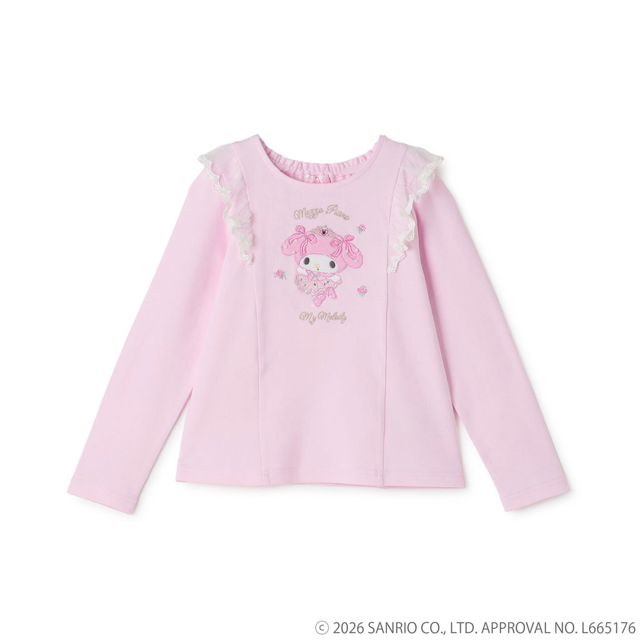 My Melody/My Sweet Piano Long-Sleeve T-Shirt,Off white, large image number 1