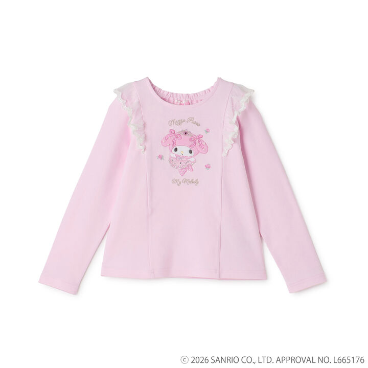 My Melody/My Sweet Piano Long-Sleeve T-Shirt,Off white, medium image number 1