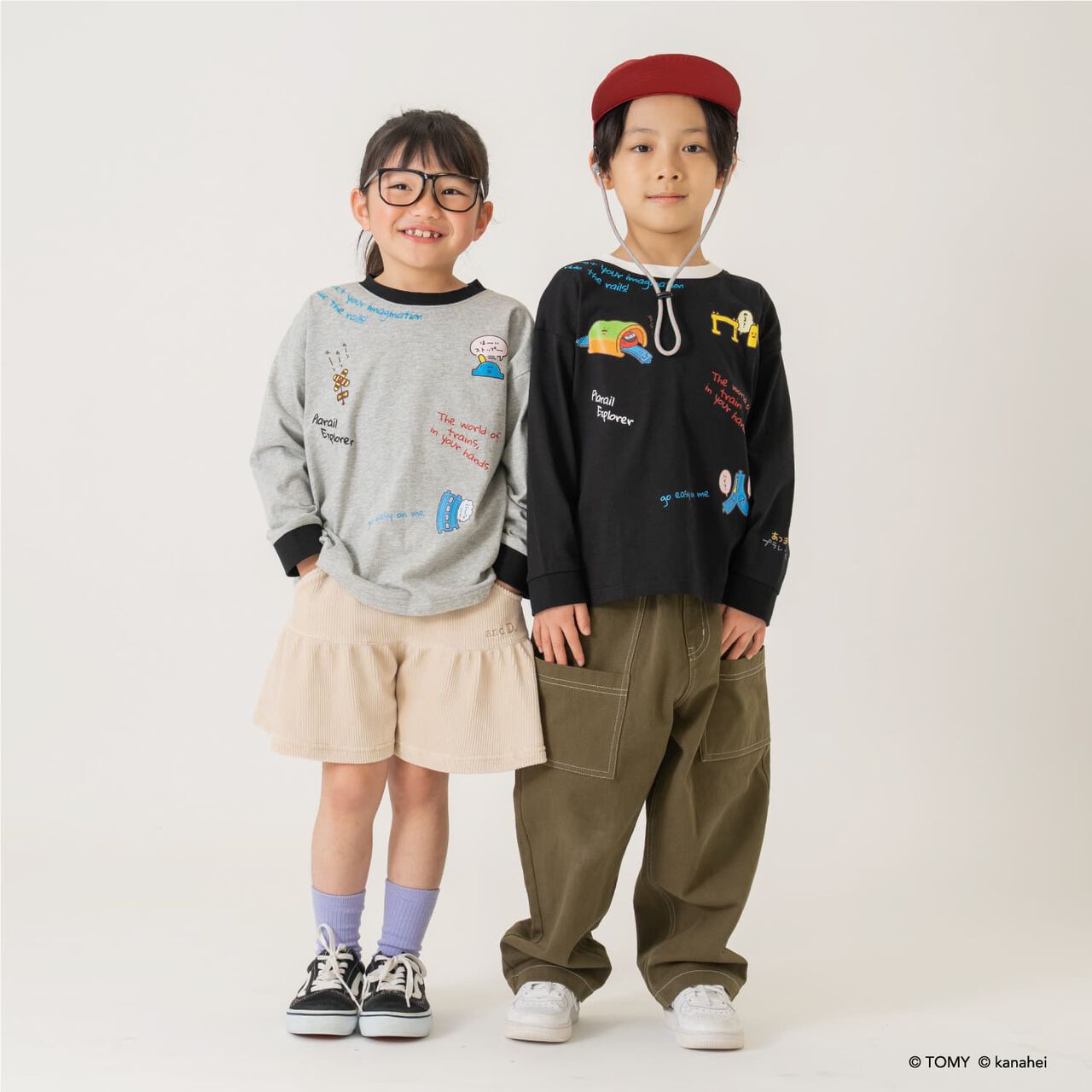 Gather! Plarails Icon Long Sleeve T-Shirt,Top gray, large image number 6