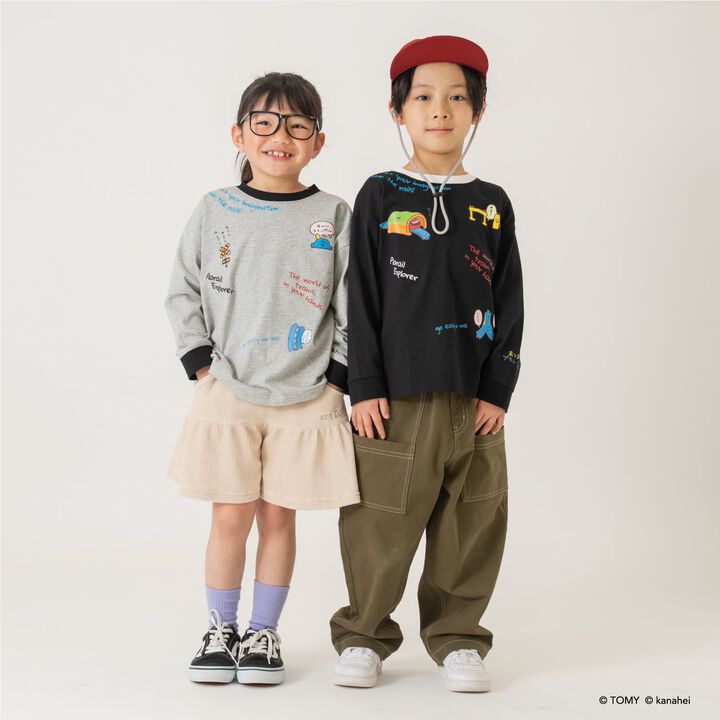 Gather! Plarails Icon Long Sleeve T-Shirt,Top gray, medium image number 6