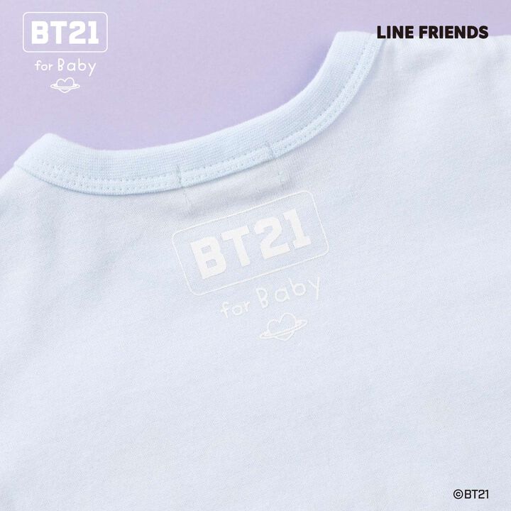 [BT21] Print & Embroidery Short Sleeve T-Shirt (Baby),Off white, medium image number 15