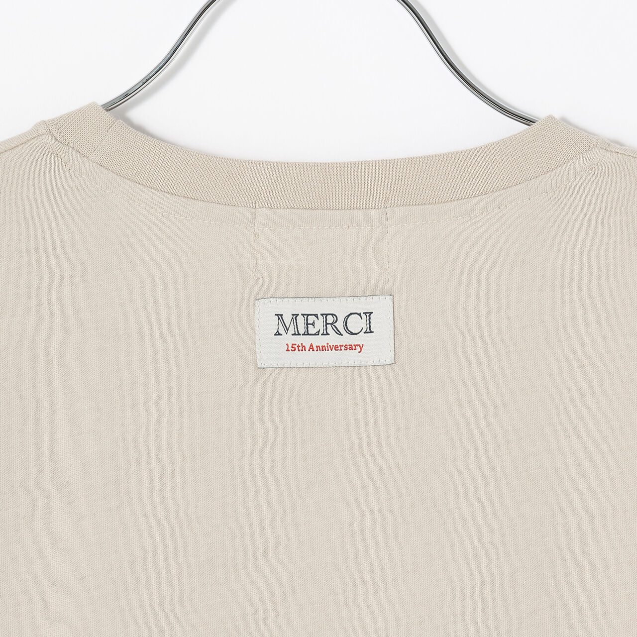 [Parent-Child Matching] [Cool Touch] 15th MERCI Short-Sleeve T-Shirt,Pearl white, large image number 18