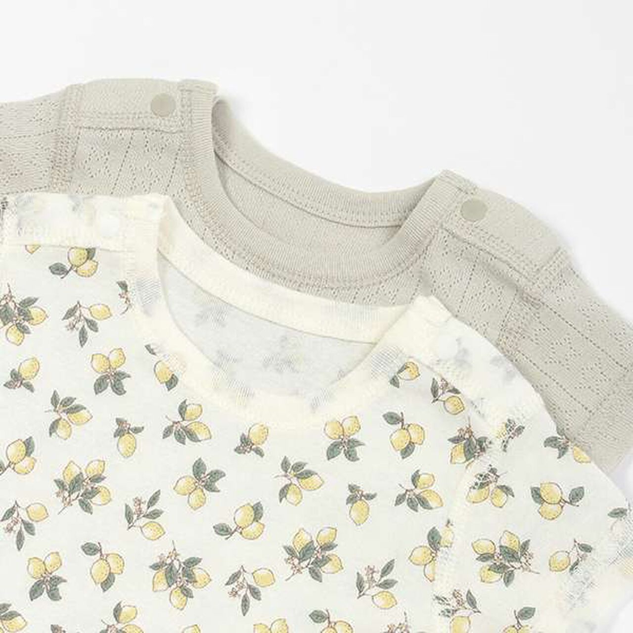 [Organic] Bodysuit,Lemon yellow, large image number 10