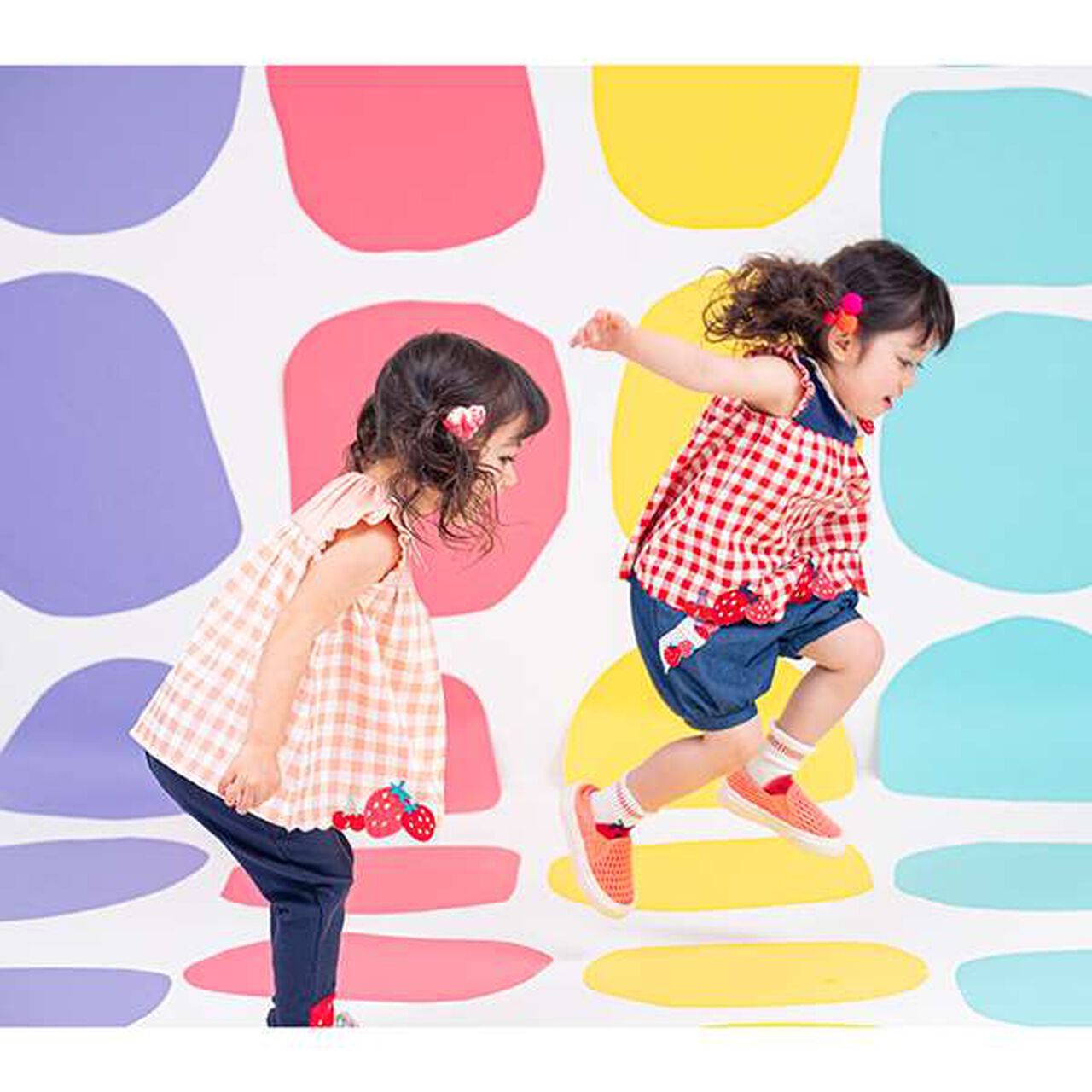 Strawberry Leggings,Navy, large image number 5