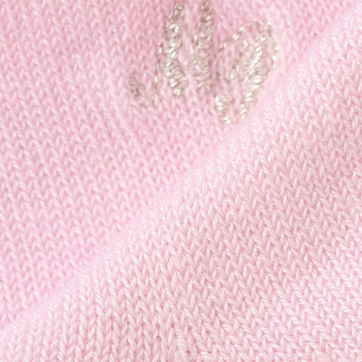 Frill Logo Embroidery Socks [Made in Japan],White, medium image number 4