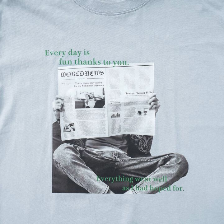 [365D] [Papa Link] Kids Photo Half T-Shirt,Light gray, medium image number 15