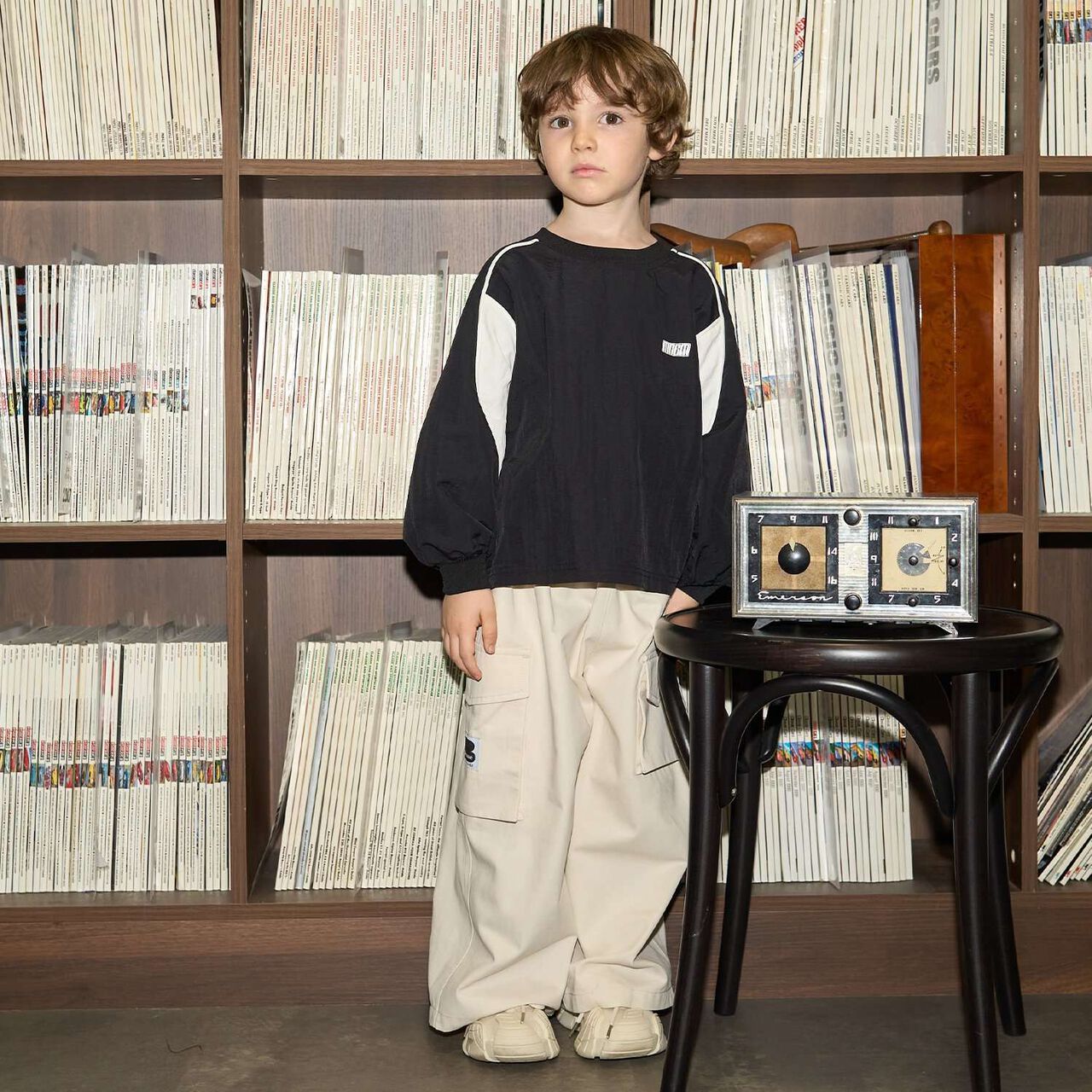 [MNCM] Coordinatable Setup Pullover Piste Top,Black, large image number 27