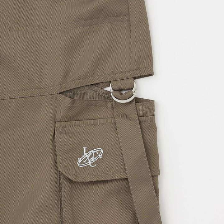 [LTXC / Quick-Dry Absorbent / Comfort] Slit Belt Cargo Pants,Khaki, medium image number 12