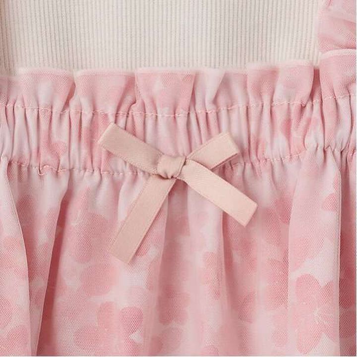 Floral Tulle Dress Set,Pink, medium image number 3