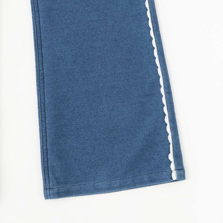 Style-Up Flared Pants,Blue, medium image number 8