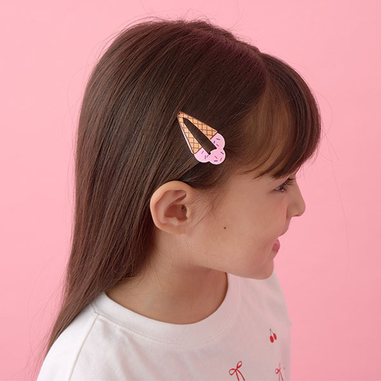 Ice Hair Clip 2P Set,Magenta, large image number 12