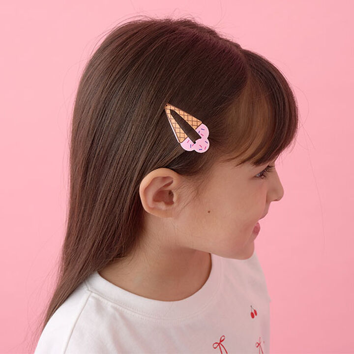 Ice Hair Clip 2P Set,Magenta, medium image number 12