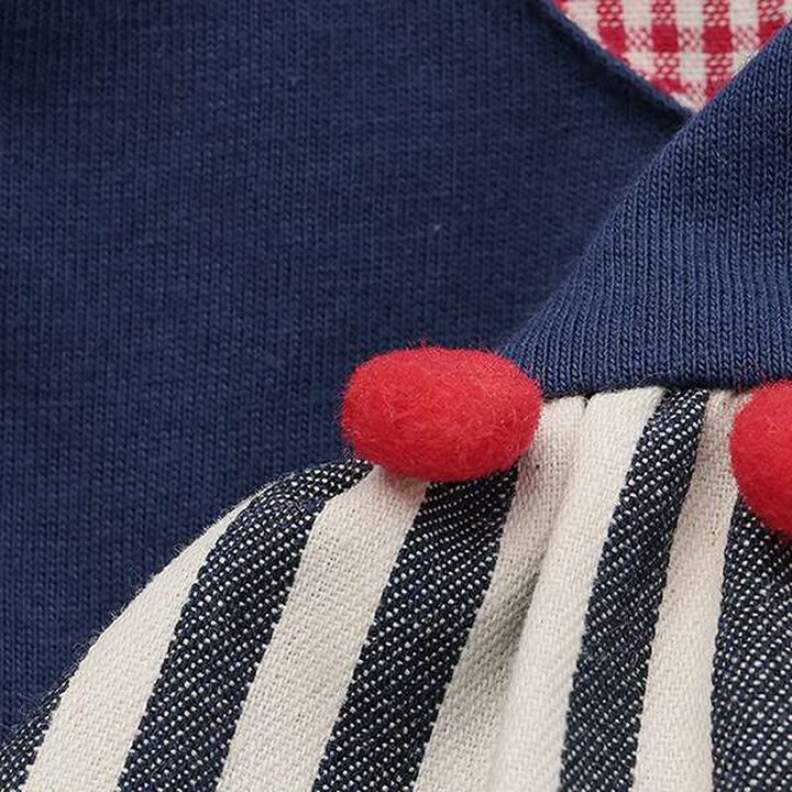 [HELLO KITTY] Stripe Tunic,Navy, medium image number 7