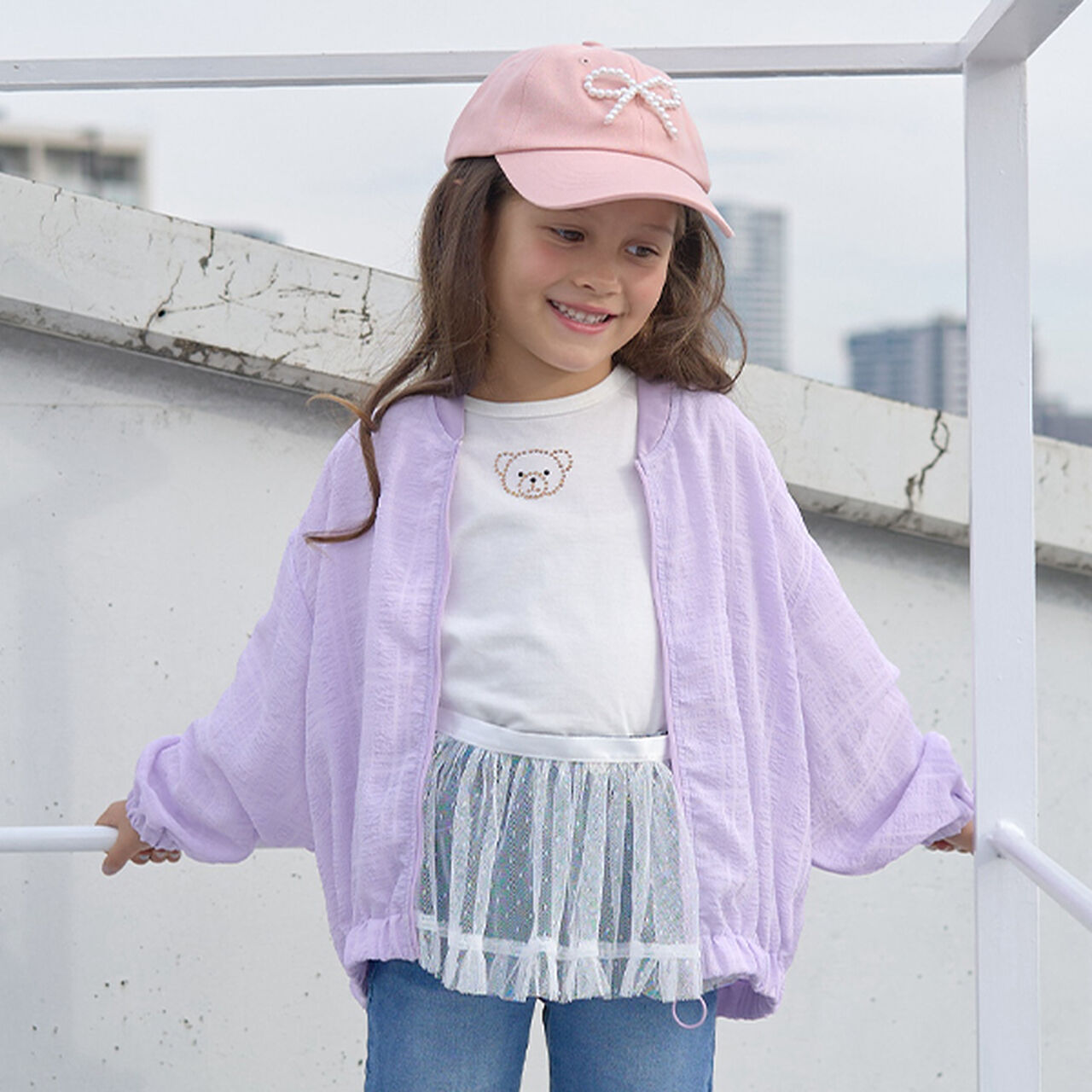 [Set Up Available] Sheer Oversized Silhouette Jacket,Lemon yellow, large image number 21