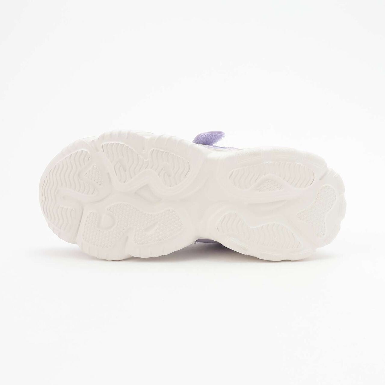 Charm-Attached Heart Velcro Sneakers,Lavender, large image number 7