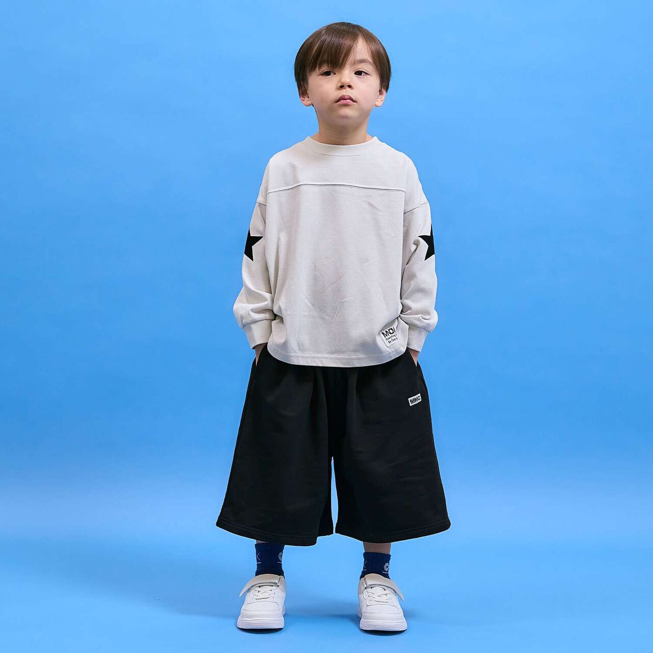 Anti-Stain Quick-Dry Back Print T-Shirt [MNCM],Navy, large image number 14