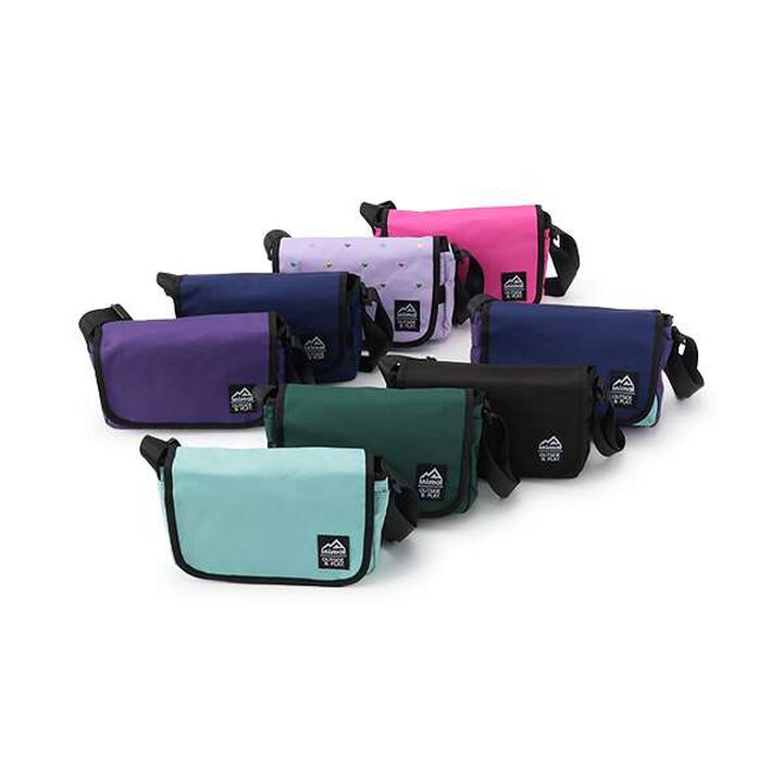 Water-Repellent Messenger Bag,Lavender, medium image number 3