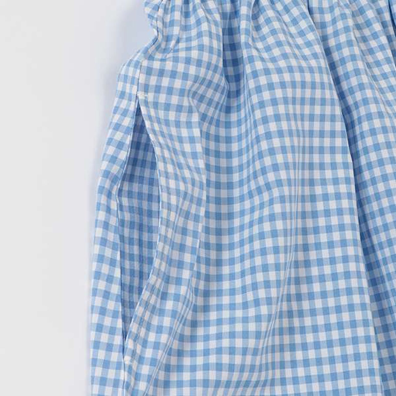 Hello Kitty Gingham Camisole One-Piece Dress Set,Blue, large image number 15