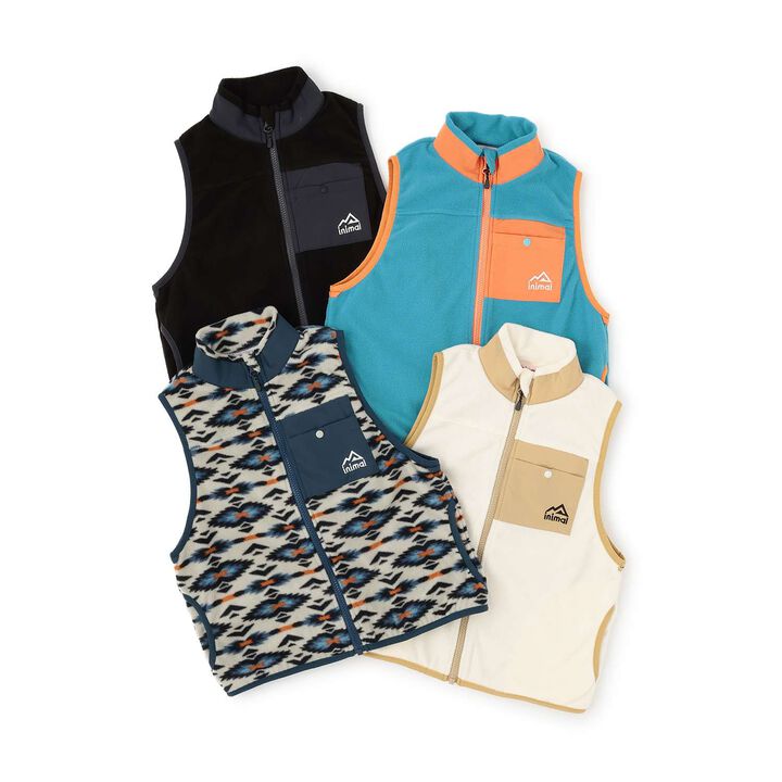 Fleece Vest,Off white, medium image number 9