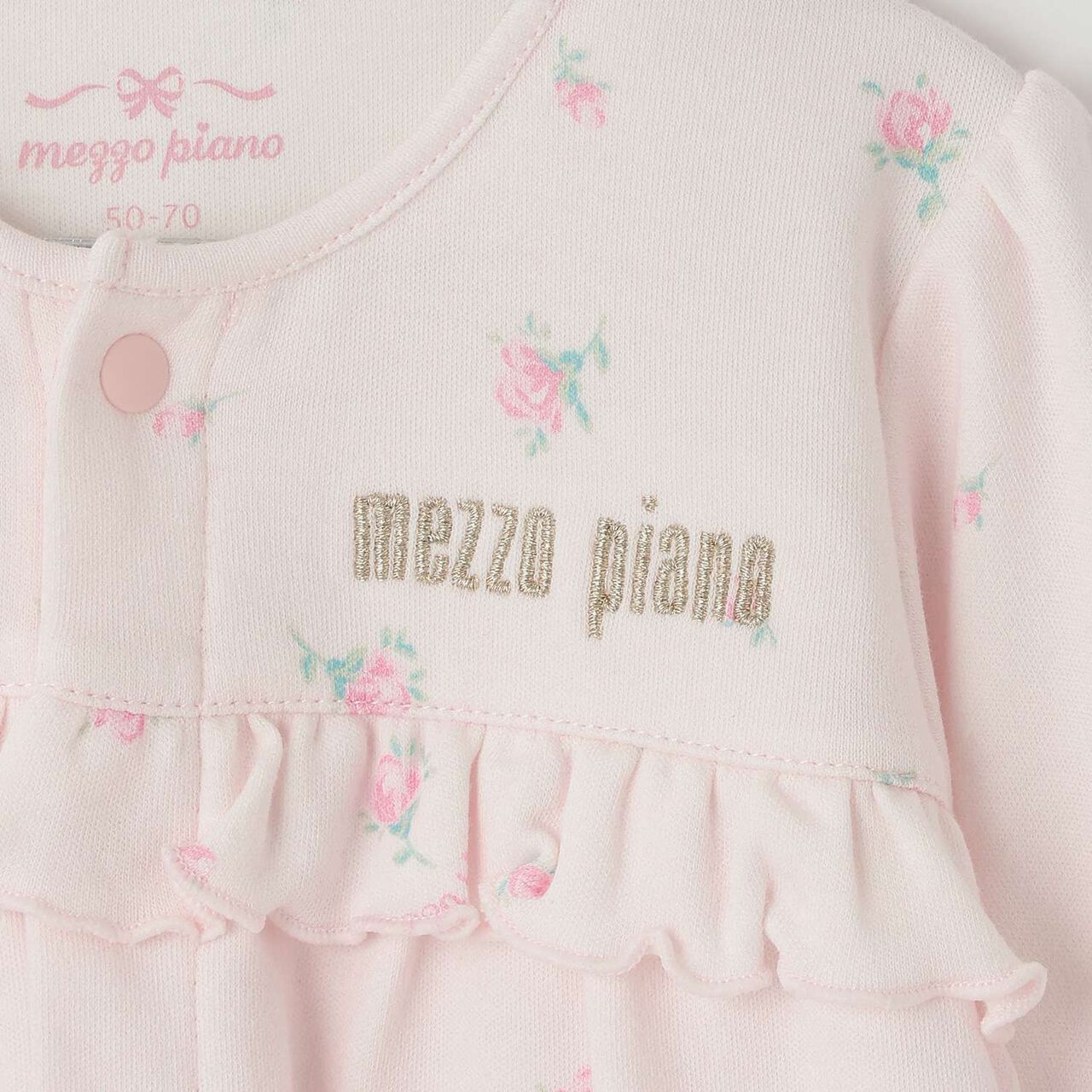 [Box Included] Ribbon & Rose Pattern 2 WAY All-in-One & Socks Set,Off white, large image number 5