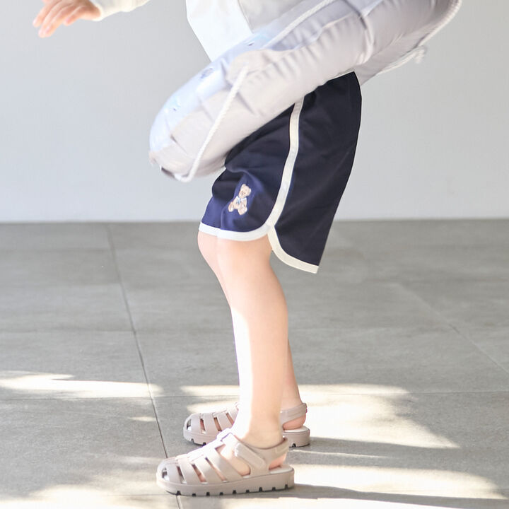 [SWIM] Embroidered Logo Swim Pants,Khaki, medium image number 3