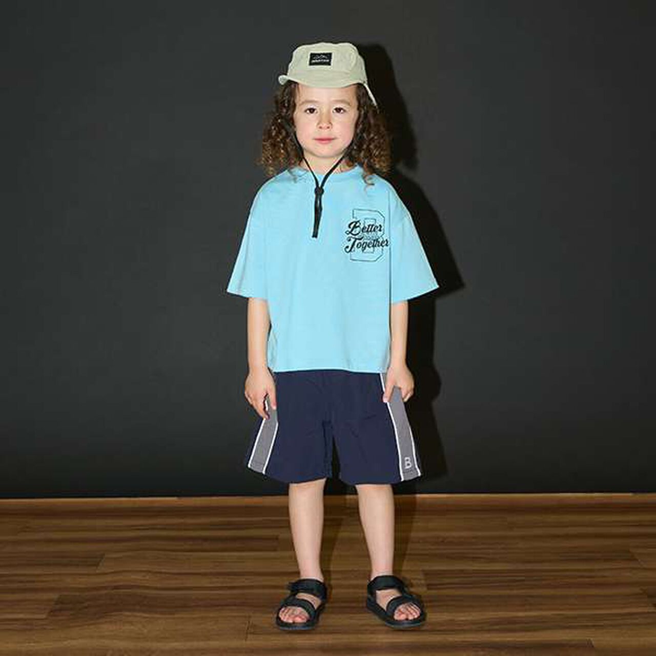 Side Panel 4/4 Length Pants,Navy, large image number 2