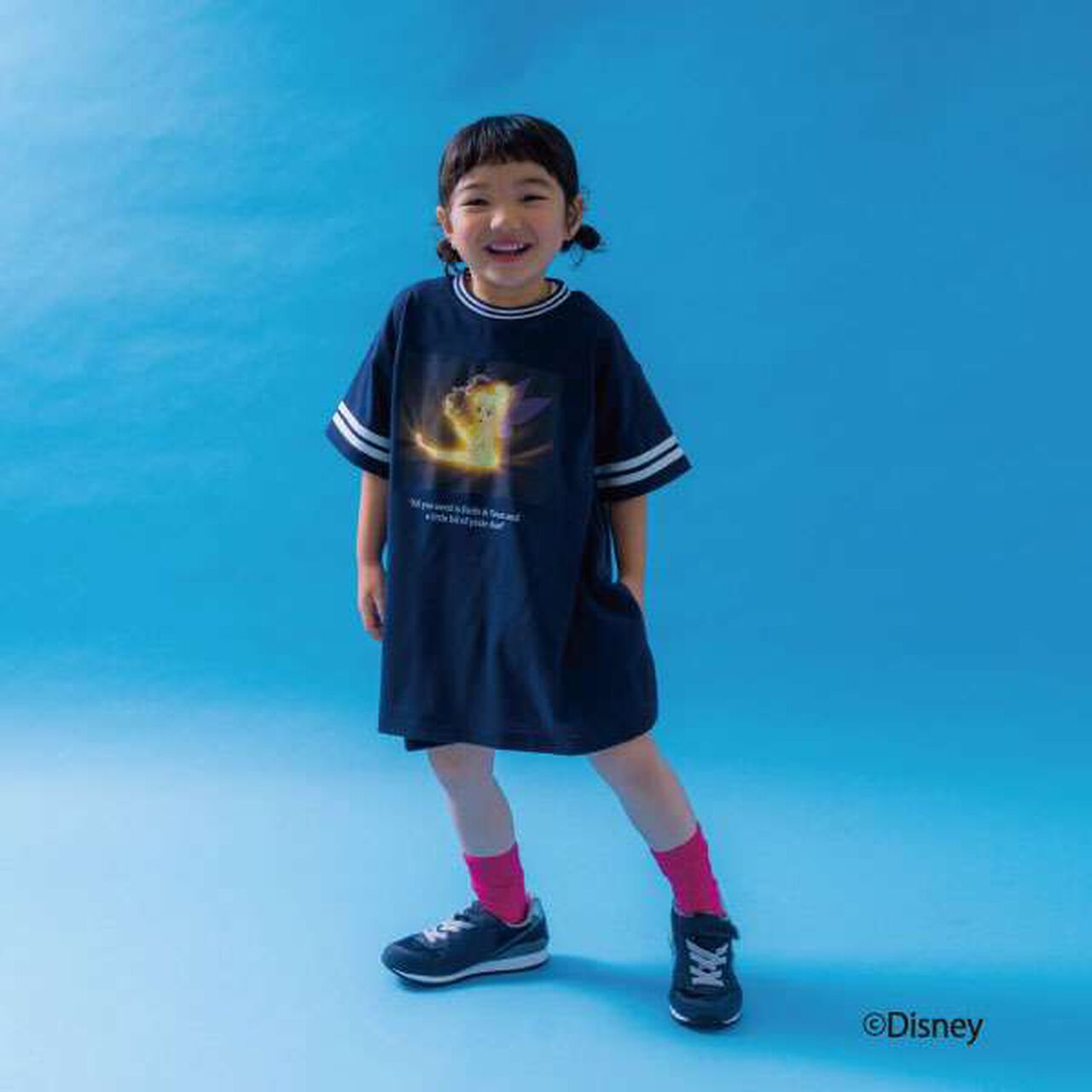 [Disney] Peter Pan Line One-Piece Dress,Navy, large image number 12