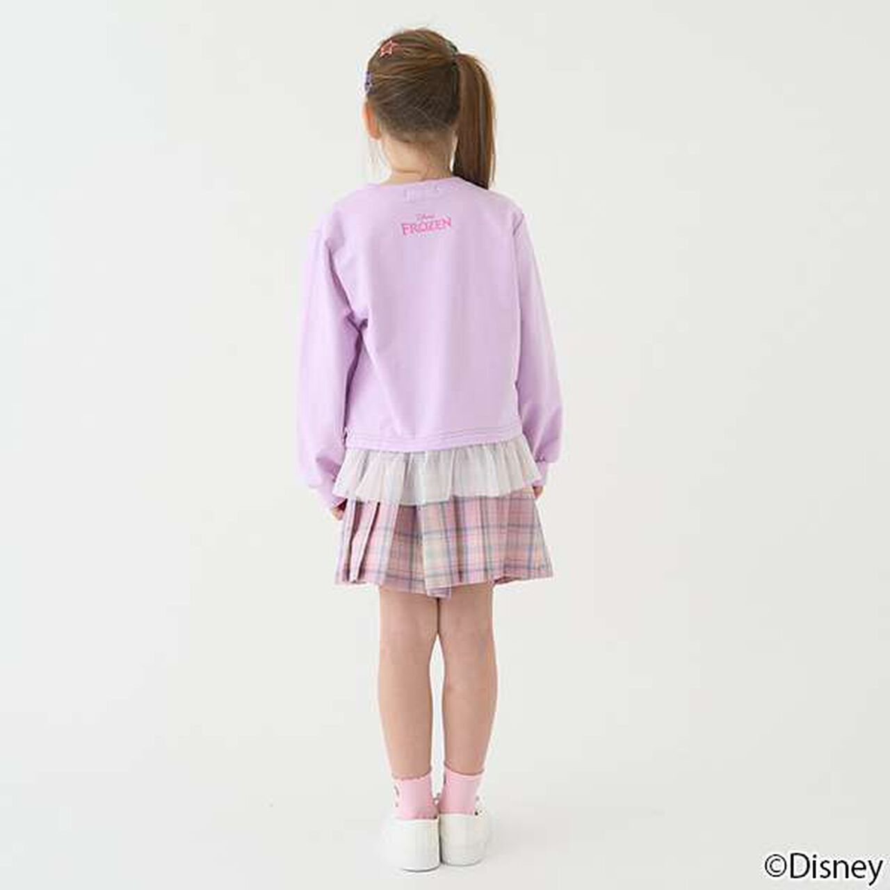 Check Pleats Culottes,Black, large image number 22